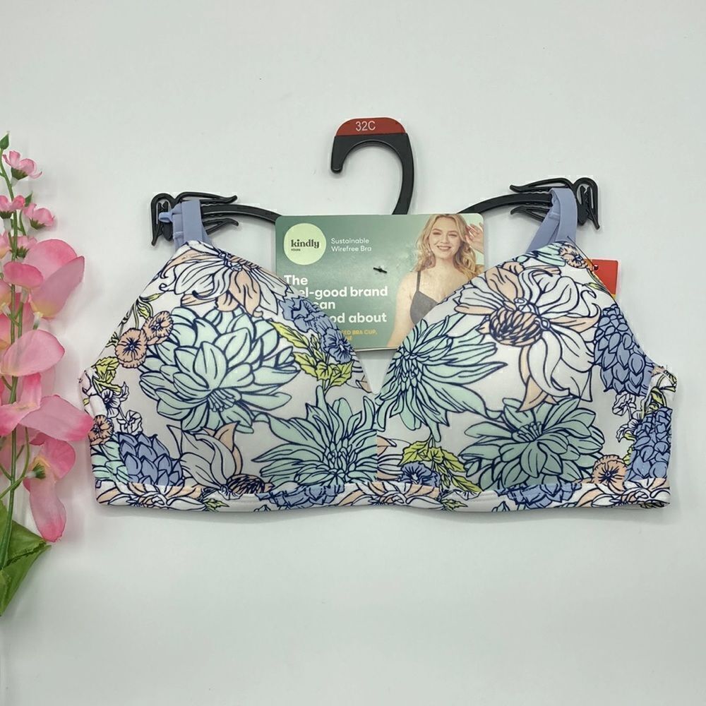 Women’s Sustainable Wireless T-Shirt Bra Size 32C